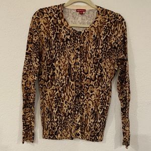 Merona Leopard Cardigan